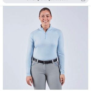 NWT- Size L- Piper SmartCore™ Long Sleeve ¼ Zip Sun Shirt